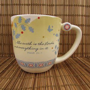 DaySpring Created To Be Lovely Psalm 24:1 Bible Verse Coffee Mug Cup